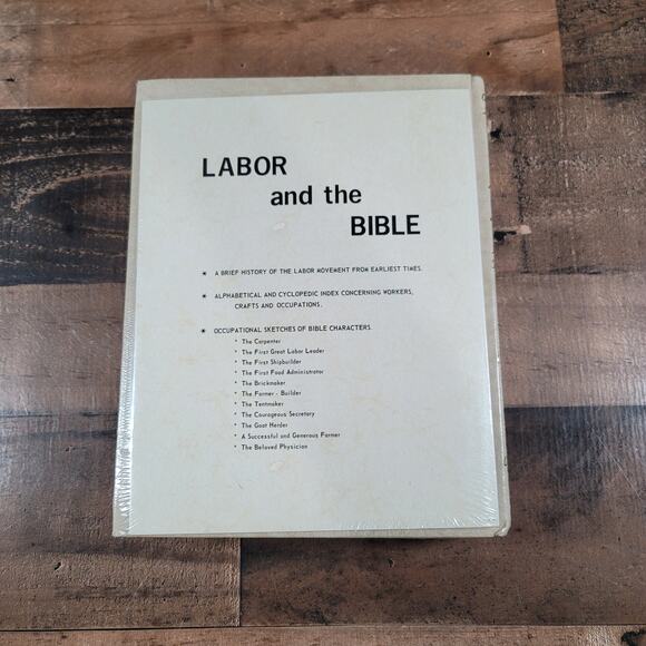 Heirloom Big Holy Bible Master Reference Edition Bible Labor Of The Bible - Picture 2 of 3